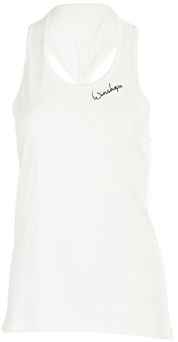 WINSHAPE Damen Ultra Leichtes Modal-Tanktop Mct001 Dance Style, Fitness Freizeit Sport Yoga Workout Tanktop, Vanilla-weiß, M EU