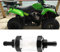 Qiilu Benzinfilter Motorrad 8mm, Universal Benzinöl Kraftstofffilter Universal Aluminium Motorrad Kraftstofffilter für Motorrad Auto ATV Dirt Bikes(Schwarz)