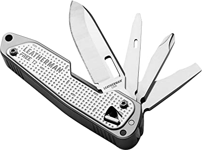 LEATHERMAN - FREE T2 multiuso da tasca con blocchi magnetici e utensili accessibili con una mano sola, negli Stati Uniti