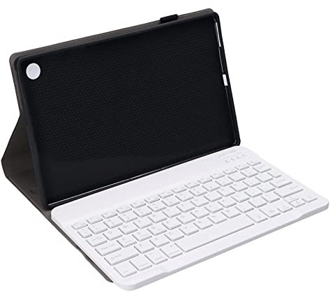 Funda con Teclado Bluetooth Retroiluminada para M10 FHD Plus X606F De 10,3 , Teclado Android Desmontable para Tableta, Funda Delgada, Funda Inteligente Ligera(Oro Rosa)