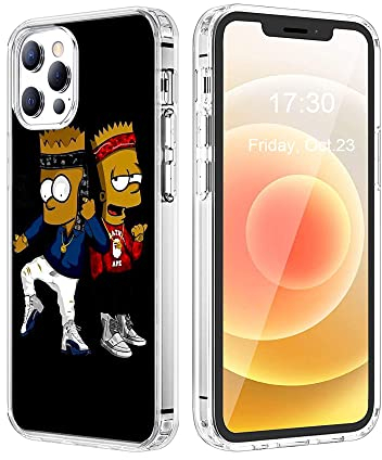Schutzhülle für iPhone 12, iPhone 12 Pro, 15,5 cm, niedliches Design, schlank, modisch, transparent, für iPhone 12 / iPhone 12 Pro (Cool-Dope-Bape-Bart)