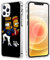 Schutzhülle für iPhone 12, iPhone 12 Pro, 15,5 cm, niedliches Design, schlank, modisch, transparent, für iPhone 12 / iPhone 12 Pro (Cool-Dope-Bape-Bart)