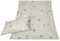 Kinder Bettwäsche 2-TLG (100x135cm / 40x60cm) Bettdecken Set, 100% Baumwolle - Babybettwäsche mit Motiv - Sterne Grau