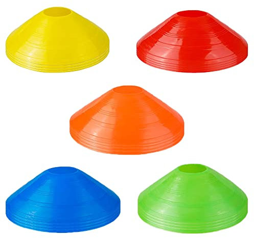 20 disques de Football agiles Sportif Football Formation de Football palettes d'obstacles pour l'entraînement Sportif