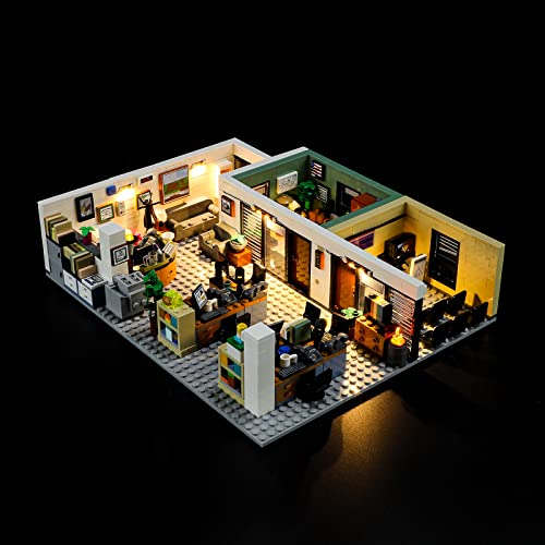 BRIKSMAX LED Beleuchtung für Lego The Office 21336,kompatibles Licht Set für Bausteine - Ohne Lego Set, Premium Deko licht für Modellbau für Home Deko, Geschenk für Erwachsene