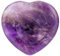 KYEYGWO Jeu de 4 Pierres de Cristal Pour le Pouce en Forme de Larme Pour le Chakra de La Paume, le Reiki, la Méditation et Le Massage, Améthyste