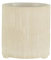J-Line Blumentopf Gestreift, Blumentopf in Beige, Blumenständer aus Keramik für Zimmerpflanzen und Blumen, Pflanztopf als Tischdeko, Bohemian Deko und Wohnzimmer Deko, 14.5x14.5x15.5 cm