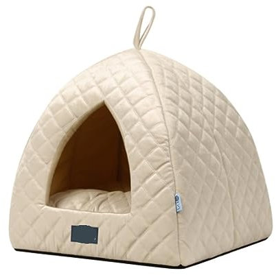 Hundebett Hundekorb Katzenbett Hundekörbchen Katzenbett, Katzenhöhlenbett, Katzenbetten Für Katzen Im Innenbereich, Katzenhaus Im Innenbereich, Katzenhütte, Halbgeschlossenes Katzenbett, Warme Häuser