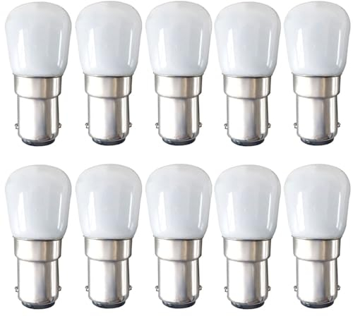 NCC-Licht Bombilla LED T23 2 W B15d mate blanco cálido 3000 K máquina de coser 230 V (1 unidad)