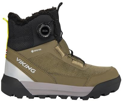 viking Unisex Kinder Expower Warm GTX Boa Schneestiefel, kaki, 38 EU