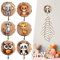 DAZZTIME Crochet Adhésif Enfant,6 Pièces Crochet Porte Manteau Enfant,Crochet pour Animaux Mignons,Crochet Porte Manteau Enfant,Patere Murale Bois,Pour Sacs à Dos,Robe,Chapeaux,Serviette.