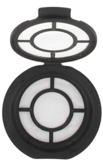 Fackelmann 42227 - Juego de 2 cápsulas de café reutilizables compatibles Senseo, cápsulas de café reutilizables, accesorios para cafetera, cápsulas permanentes, PET, 7 x 1 cm