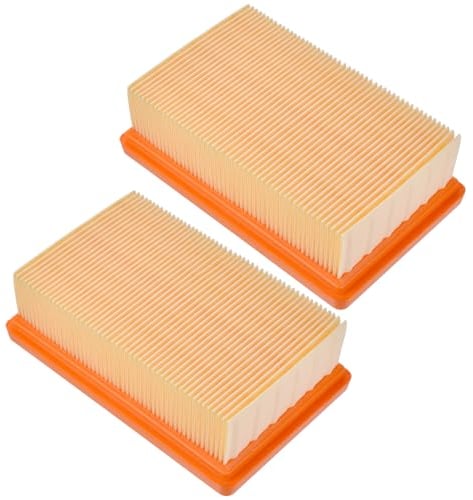 Artraise 2 Pack Filter Replacement Parts for Karcher WD4 WD5 WD6 MV4 MV5 MV6 Wet & Dry Vacuum Cleaner Accessories