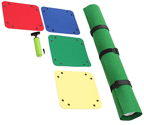 UPKOCH Jigsaw Roll Mat Puzzle Storage Blanket Fixing Bands Inflatable Tube for Easy Rolling and Puzzle Organization