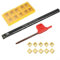 Drehwerkzeug-Halter-Set, 8 mm, S08K-SCLCR06, Drehwerkzeuge, Drehmeißel, Bohrstange mit 10 Stück CCMT060204-HM Einsätzen