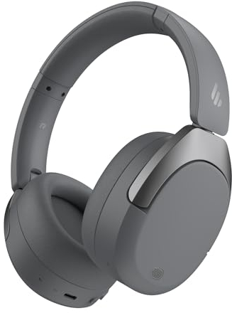 Edifier W830NB Wireless Over Ear Kopfhörer mit -45dB ANC, 94Std. AKKU, LDAC Hi-Res Sound, Spatial Audio, Schnellladung, Bluetooth V5.4 - Grau