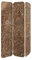 HEALANCY Paravent Raumteiler - 3-teilig Raumtrenner, Druck 1-Seite - Premium QUALITÄT 100% Holz - Raumtrenner - Trennwand Wohnung - Room Divider - Spanische Wand Deko Modern Sichtschutz