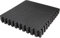 TechFit Tapis de Gym Puzzle en Mousse EVA, Lot de 12 pièces 31,5 x 31,5 x 1 cm, Comprend 18 Bords, Sol caoutchouté antidérapant pour Tatami Gym et Fitness, Neoire-Gris Foncé