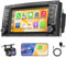 2+32G Car Radio for VW Touareg 2004-2011, for Transporter 2004-2009, for T5 Multivan 2004-2009 with Wireless Carplay & Android Car, 7 Inch Car Radio with WiFi/GPS Navigation/Reversing