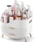 Kousee Makeup Organizer with Drawers,Skincare Organiser for Vanity,Storage Box with Handle,Large Cosmetic Display case for Dresser, Bathroom Countertop, Ideal Gifts for Women(White)
