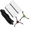 Compatibile con Laresar Evol 3 Evol 3S spazzola laterale principale filtro HEPA Mop Pad Robot, spazzole dal design unico con battistrada in gomma, accessori di ricambio per aspirapolvere (A)