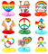Gay Pride Dekoration, 9 Stück Pride Rainbow Honeycomb Papier LGBT Pride Tischdekoration für Gay Pride Party Dekoration Pride Month Party Tischaufsätze