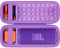 Khanka pour JBL Flip 7 / Flip 6 étui de Transport Rigide étanche pour Enceinte Bluetooth Portable, Seulement l'étui (Violet)