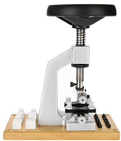 Bench Watch Case Opener, Bank Arms Watch Back Opener mit 6 Stempelzubehör, Watch Repair Tool Kit, Bank Watch Case Opener Armbandwatch Tool Back Opener