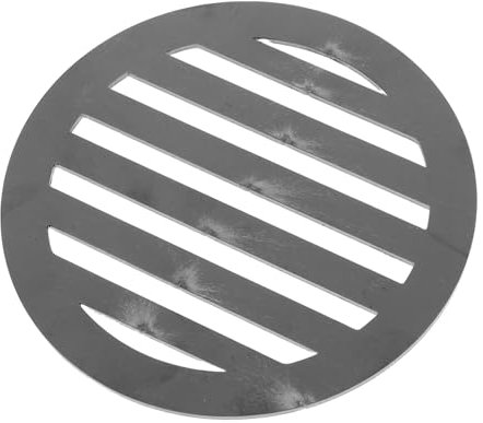 OFFSCH Plaque De Cuisson En Fonte Plaque Chauffante De Remplacement Pour Barbecue Au Charbon De Bois Grille Ronde De 145 Mm Pour La Cuisson Au Charbon De Bois
