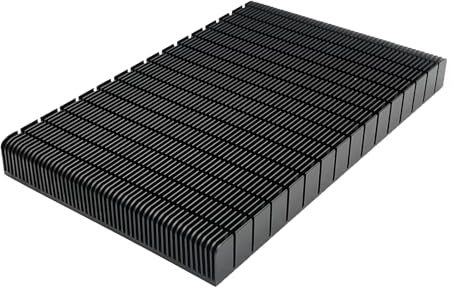 Awxlumv Large Heatsink, 7.09 X 4.53 X 0.71 Inch Aluminum Rectangular Heat Sink Circuit Board Cooling for Router High Power LED Light