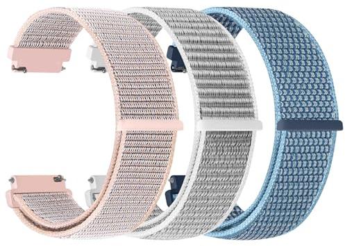 YONGBB 22mm Bracelet Montre en Nylon pour Xiaomi Redmi Watch 5 Active/5 Lite/Watch S4/Garmin Venu 3/Venu 2/Forerunner 255/265/Amazfit Bip 6/Bip 5/Balance/Cheetah Bracelet