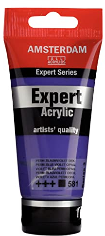 Amsterdam Expert Acrylique : (Acrylique) 75 ml Série 3 - Bleu Violet Permanent Opaque