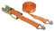 Kerbl Ratschenzurrgurt 2-teilig, orange, 50 mm / 12m, 4000 kg