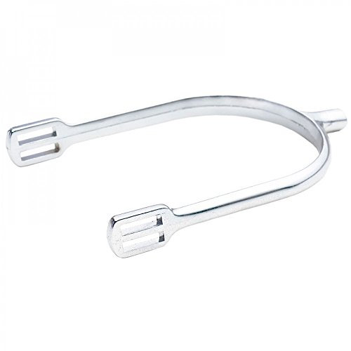 HORZE Flat End Spurs Set - Silver - K 3/4