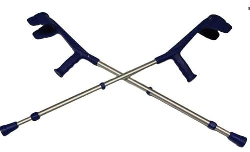 UNTERARMKRÜCKE Alu blau 2 St