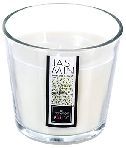 Vela perfumada de cristal de jazmín D13.5