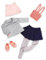 Our Generation - Outfit Deluxe - Graue Jacke mit Rock