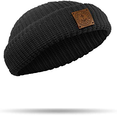 Hanse-Troyer: Strickmütze/Dockermütze 100% Merinowolle Hochwertige Winter Mütze - riecht Nicht, kratzt Nicht, wärmt und isoliert.
