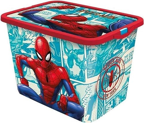 Stor Spiderman Storage Click Box with Attractive Designs,23 Litres