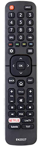 ALLIMITY EN2D27 Remote Control Replace for Hisense LTDN40K321UWTSEU LTDN50K321 LTDN50K321UWTSEU LTDN55K321UWTSEU LTDN55K720WTSEU