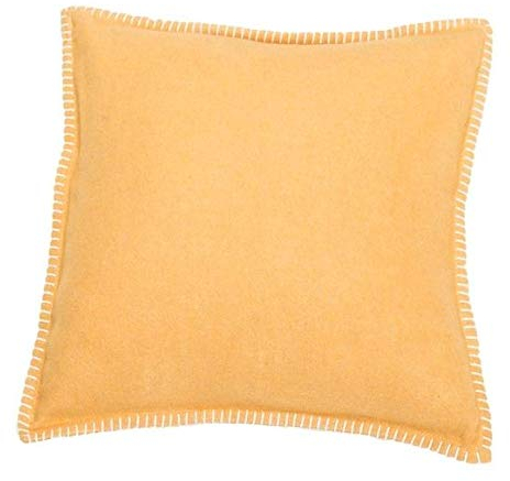 David Fussenegger Kissen Uni Zierstich Gold 40/40