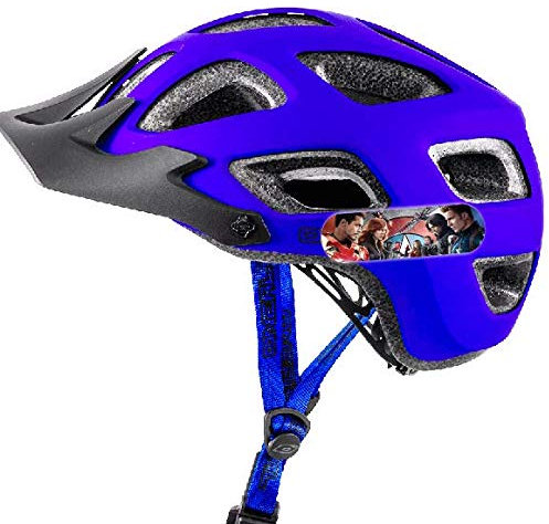 Captain America Reflective Sticker für Fahrradhelm und Roller, 2 Stück