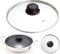 Tempered Glass Vented Pan Lid Saucepans, Wok, (20CM)