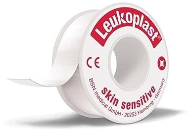 Leukoplast Skin Sensitive 2,5 cm x 2,6 m mit Schutzring, 1 S