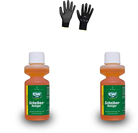 ILODA Schutzhandschuhe + 2xDr.Wack CW 25ml 1:100 Classic Scheibenreiniger