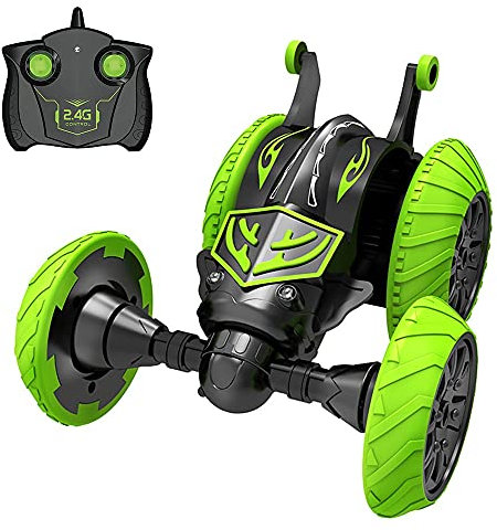 ERNP Véhicule télécommandé 2,4 GHz, Voiture RC Stunt Car 360° Rotation Tumble Drift Racing, Déformation Stunt Off-Road Rc Truck Toys pour garçon et Fille