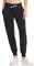 DKNY Damen Women's Fleece Joggers, Light Sweatpants for Women Trainingshose, Schwarz, S