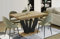 Endo-Moebel Esstisch Alex 130cm auf 210cm erweiterbar Säulen-Tisch Küchentisch ELEGANT (Wotan Eiche)