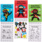 Baker Ross FX855 Ninja-Sticker-Aktivitätsbücher - 8er-Packung, Sticker-Bücher-Partytütenfüller für Kinder