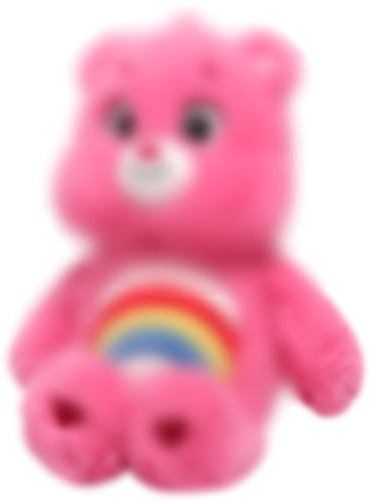 Bright Bear Plush Toy, Bright Bear Kuscheltier Kawaii Bright Bear Starry Eyes 3D Plüsch-Überwurfkisse PP Baumwollfüller Kinderspielzeug for Cuddly Toy Lovers Children's Toy Gift Filled